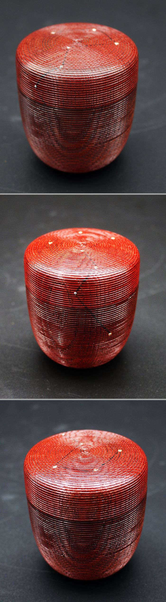 値下げ茶道具 鵬雲齊好 三光棗 蓑輪一幸造 共箱 値下げ茶道具鵬雲齊好