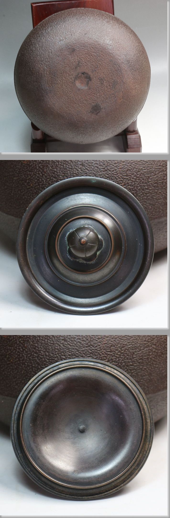 □□ 茶道具 人間国宝 釜師・高橋敬典 鶴首釜 共箱 □□ □